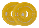 25KG FULL SET! 6 PAIRS 50mm OLYMPIC FRACTIONAL CHANGE WEIGHT PLATES