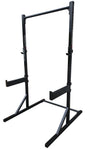 Heavy Duty Half rack with J-Hooks and safety spotters