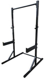 Heavy Duty Half rack with J-Hooks and safety spotters