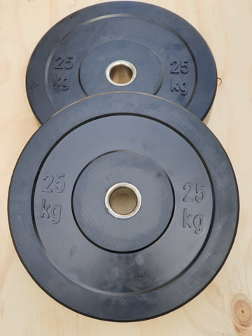 25kg pair - Olympic Bumper Weight Plates