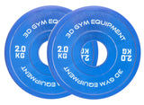 2kg pair - Fractional Change Weight Plates