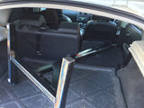 Adjustable squat racks fit in car