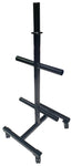 Weight tree for olympic plates with castor wheels